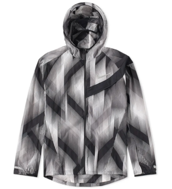 NIKE IMPOSSIBLY LIGHT JACKET 'BLACK WHITE'