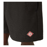 CASABLANCA MONOGRAM 'BLACK' SWIM SHORTS