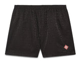 CASABLANCA MONOGRAM 'BLACK' SWIM SHORTS