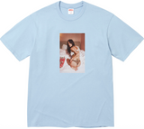 SUPREME X LARRY CLARK NEIGHBOUR T-SHIRT 'POWDER BLUE' (FW26)