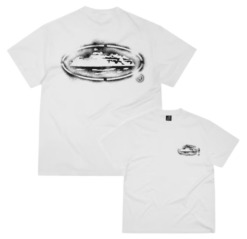 CORTEIZ "STENCIL ALCATRAZ" WHITE T-SHIRT