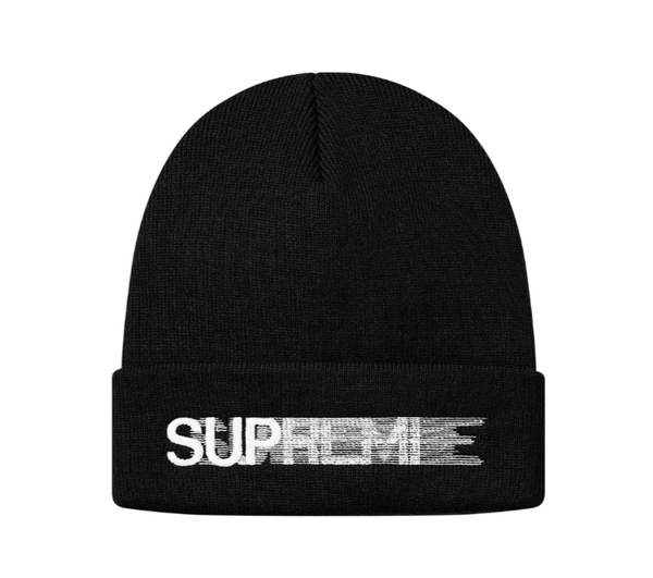 SUPREME BLACK MOTION LOGO BEANIE (SS20)