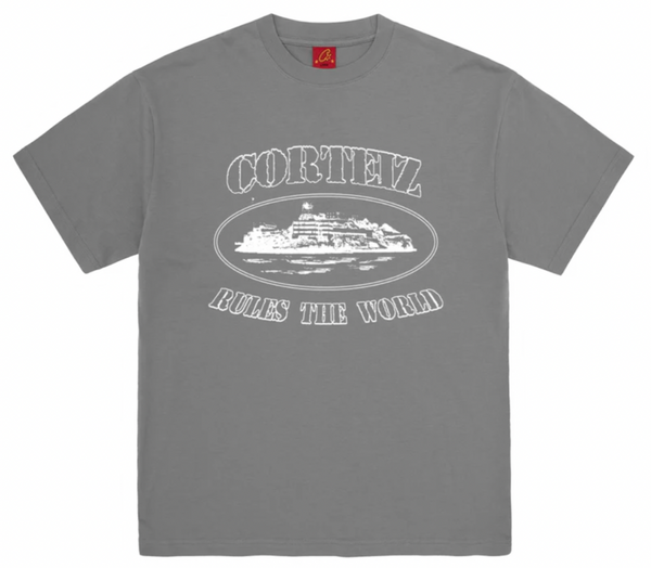 CORTEIZ "OG ALCATRAZ" GULLY GREY T-SHIRT