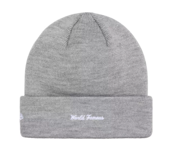 SUPRME GREY BOX LOGO BEANIE (FW24)