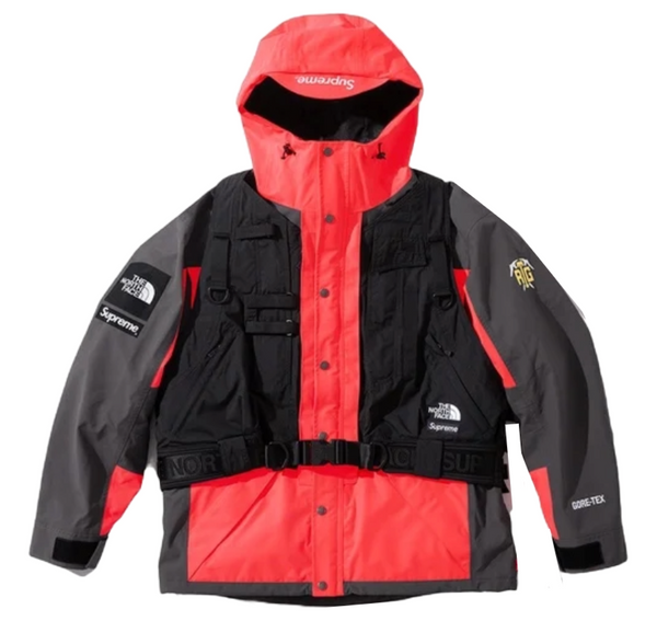 SUPREME X NORTH FACE RTG JACKET + VEST 'BRIGHT RED" (SS20)