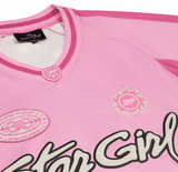 BROKEN PLANET 'STARGIRL PINK' FOOTBALL JERSEY