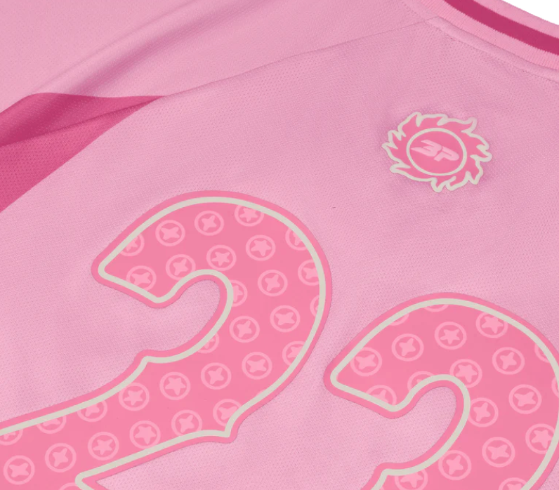 BROKEN PLANET 'STARGIRL PINK' FOOTBALL JERSEY