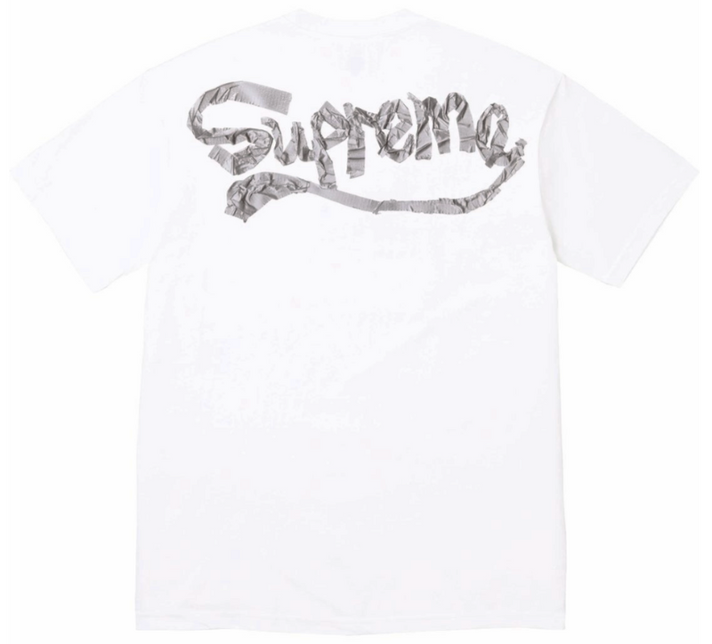 SUPREME TAPE 'WHITE' T-SHIRT (SS25)