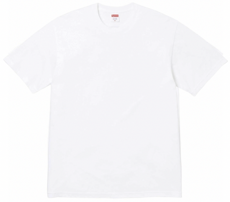 SUPREME TAPE 'WHITE' T-SHIRT (SS25)