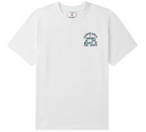 CASABLANCA 'LOOKING AT THE BEAUTY OF THE WORLD' WHITE JERSEY T-SHIRT