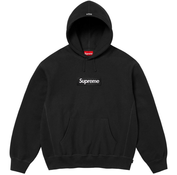 SUPREME BOX LOGO BLACK HOODIE (FW24)