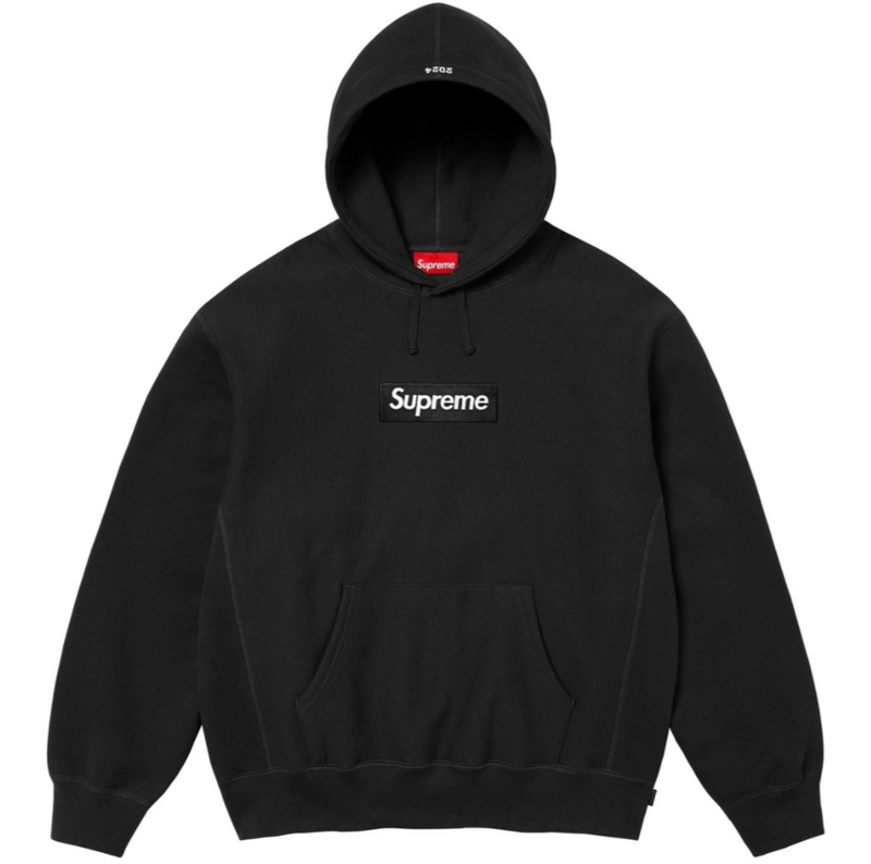 SUPREME BOX LOGO BLACK HOODIE (FW24)