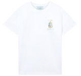 CASABLANCA 'OBJETS EN VRAC' WHITE JERSEY T-SHIRT