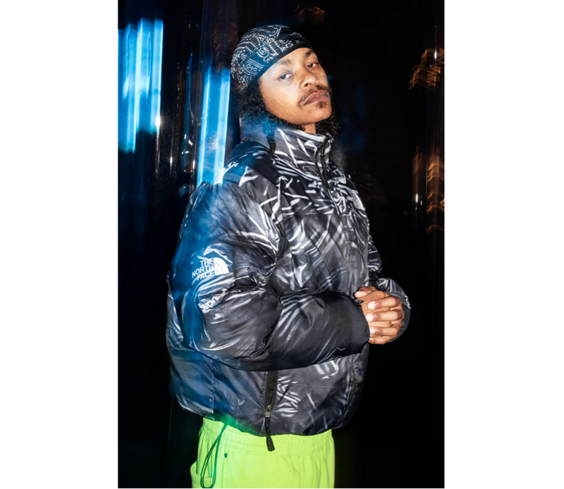 SUPREME X NORTH FACE TROMPE L'OIEL BLACK NUPTSE (FW23)