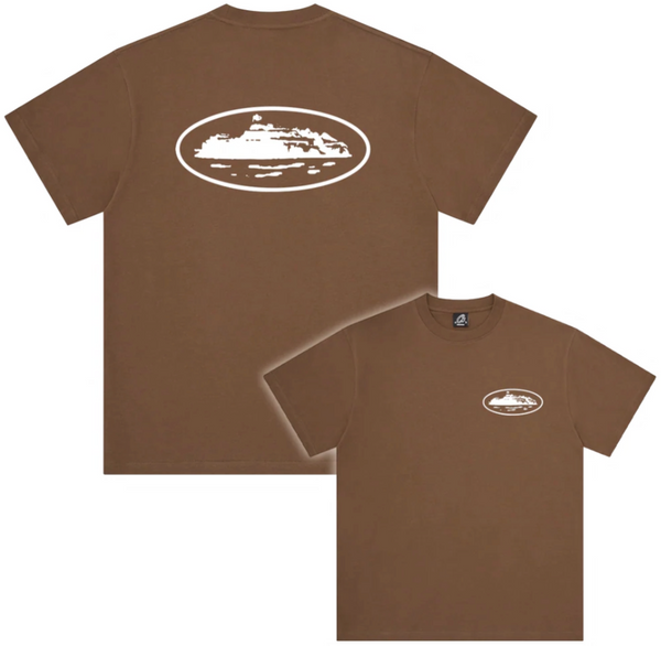 CORTEIZ OG ALCATRAZ 'BROWN' T-SHIRT