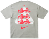 PALACE X ENGLAND PREMIUM T-SHIRT 'PEWTER GREY'