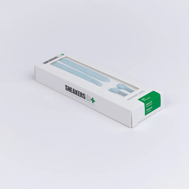 SNEAKERSER : FLAT SNEAKER LACES 120CM - BABY BLUE