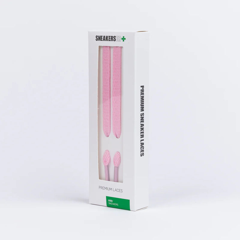 SNEAKERSER : FLAT SNEAKER LACES 120CM - BABY PINK
