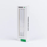 SNEAKERSER : FLAT SNEAKER LACES 120CM - WHITE