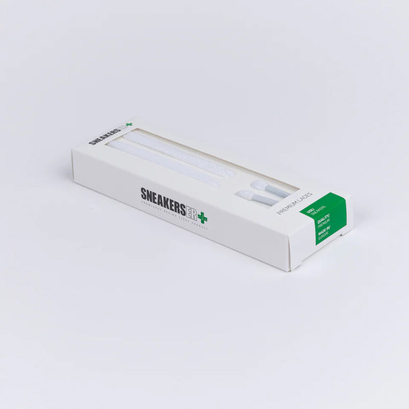 SNEAKERSER : FLAT SNEAKER LACES 120CM - WHITE