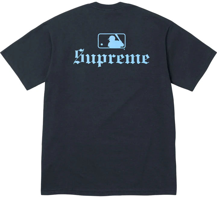 [yukipon]Supreme NY Yankees Tシャツ ネイビー SUPREME / MLB YANKEES 'NAVY' T-SHIRT (FW25) – PAIRFECT