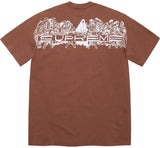 SUPREME SUPPER T-SHIRT 'BROWN' (SS26)