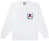 ERIC EMANUEL EE LONG SLEEVE CREST 'WHITE' T-SHIRT