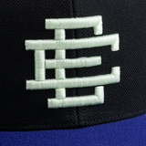 EE BASIC HAT 'BLACK AND PURPLE'