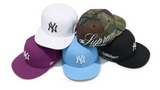 SUPREME YANKEES SCRIPT NEW ERA 'BLACK FITTED CAP
