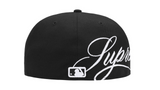 SUPREME YANKEES SCRIPT NEW ERA 'BLACK FITTED CAP