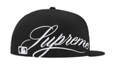SUPREME YANKEES SCRIPT NEW ERA 'BLACK FITTED CAP