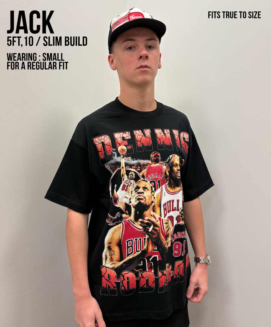 トップス Dennis Rodman s/s fade tee shirt black Dennis Rodman s/s fade tee black xl