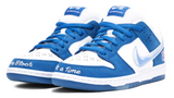 NIKE SB DUNK LOW X BORN AND RAISED WHITE BLUE