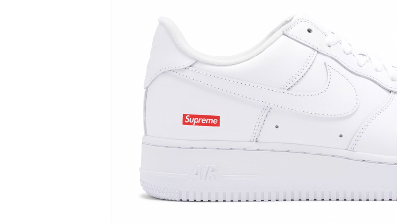 NIKE AIR FORCE 1 X SUPREME 'WHITE'