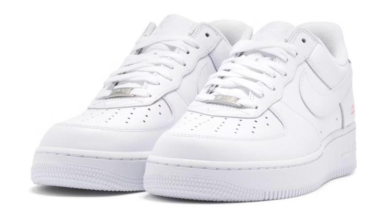 NIKE AIR FORCE 1 X SUPREME 'WHITE'