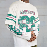 LAST LESSON 'DOUBLE SLEEVE' WHITE JERSEY