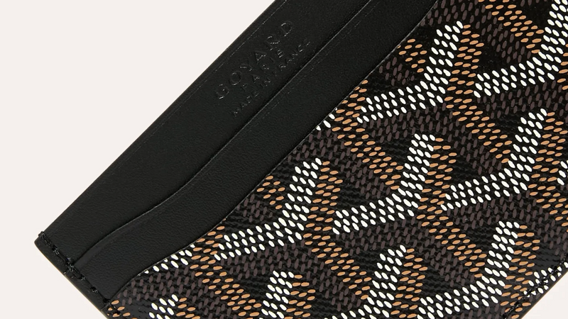 GOYARD SAINT-SULPICE 'BLACK' CARD WALLET