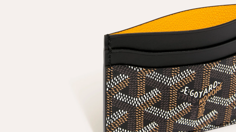 GOYARD SAINT-SULPICE 'BLACK' CARD WALLET