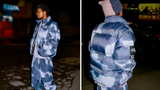 SUPREME X NORTH FACE BLEACHED INDIGO NUPTSE (FW21)
