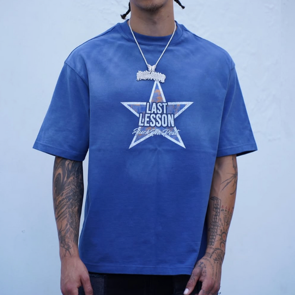 LAST LESSON 'STAR' BLUE T-SHIRT