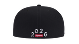 SUPREME DEVIL S LOGO NEW ERA 'BLACK' FITTED CAP