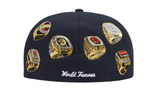 SUPREME RINGS VOX LOGO NEW ERA 'NAVY' FITTED CAP