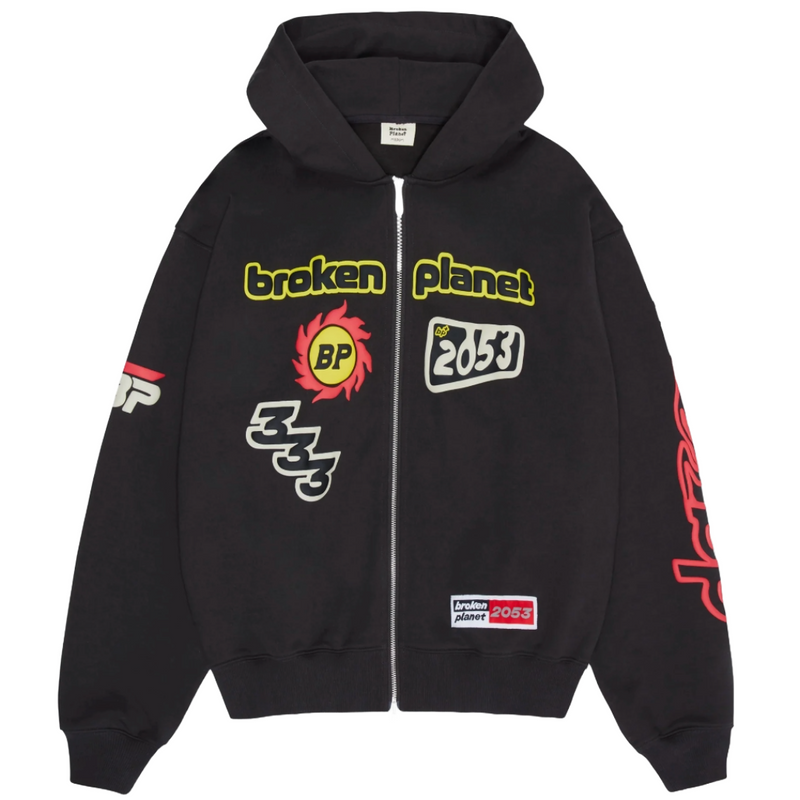 BROKEN PLANET "BP PERFORMANCE" ZIP UP HOODIE