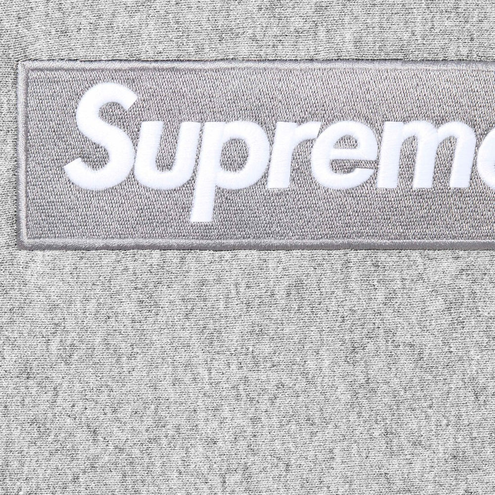SUPREME BOX LOGO GREY HOODIE (FW24) – PAIRFECT