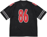 SUPREME REFLECTIVE FOOTBALL JERSEY 'BLACK' (FW26)