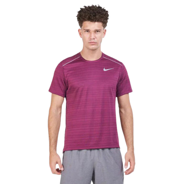 NIKE MILER 1.0 TEE 'BEETROOT SANGRIA'