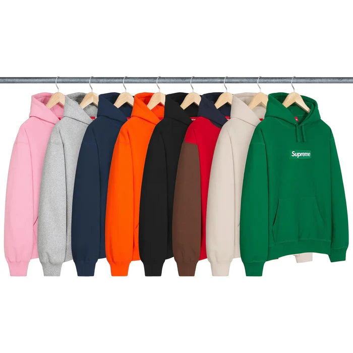 SUPREME BOX LOGO BLACK HOODIE (FW24)
