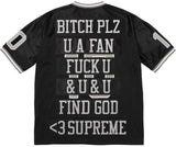 SUPREME FIND GOD JERSEY 'BLACK' (SS26)