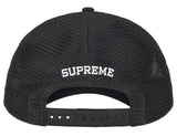 SUPREME WESTERN EMBROIDERED MESH BACK 5 PANEL 'BLACK' (SS26)