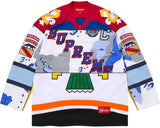 SUPREME PANELED HOCKEY JERSEY 'WHITE' (SS26)